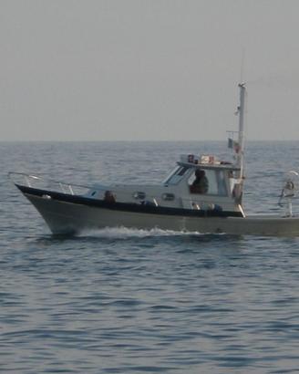 GOZZO CABINATO CON LICENZE DI PESCA COSTIERA