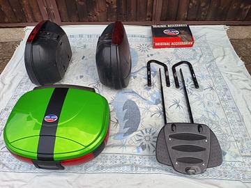 SET VALIGIE MOTO COME NUOVE CON TELAI