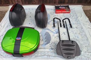 SET VALIGIE MOTO COME NUOVE CON TELAI