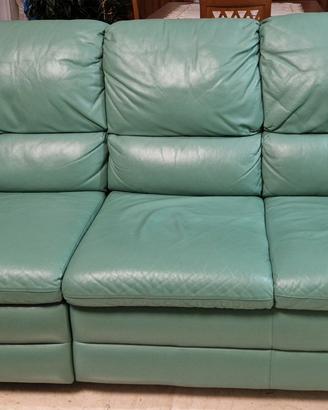 Divani 3 e 2 posti Nicoletti in vera pelle