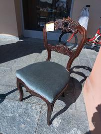 2 sedie noce massello