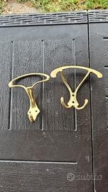 Coppia di Ganci Appendiabiti Vintage