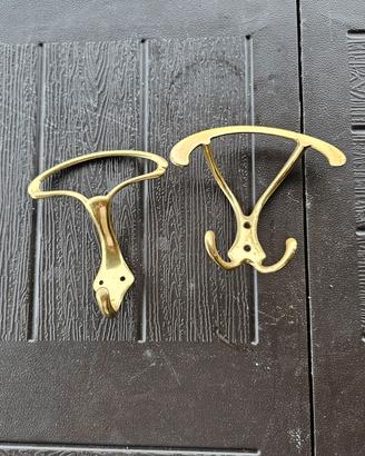 Coppia di Ganci Appendiabiti Vintage