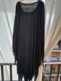 Vestito nero per carnevale, con maniche lunghe e t