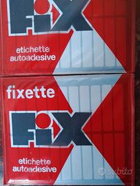 Etichette autoadesive Fixette