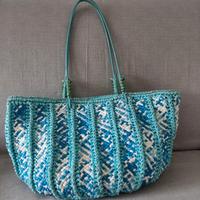 Borsa estiva azzurra