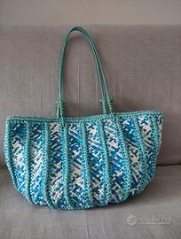 Borsa estiva azzurra