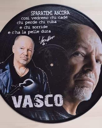 Vinile 33 giri da parete omaggio a Vasco Rossi 