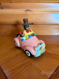 Papera in auto - salvadanaio in ceramica