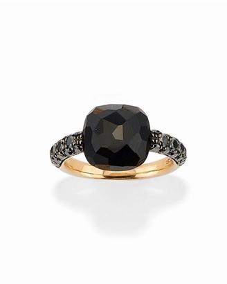 pomellato anello capri onice diamanti oro rosa