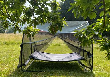 Amaca da giardino con zanzariera COME NUOVA