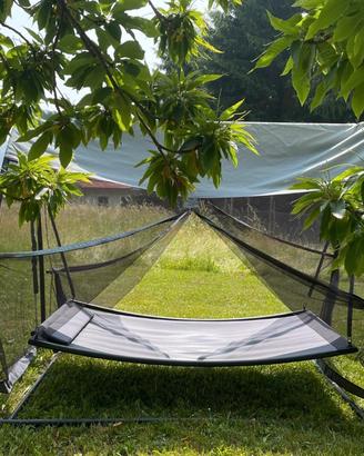Amaca da giardino con zanzariera COME NUOVA