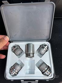 Bulloni sicurezza per cerchi in lega