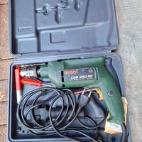 Trapano Bosch e scatola punte