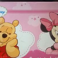 Completo trapuntato disney lettino bimba+paracolpi