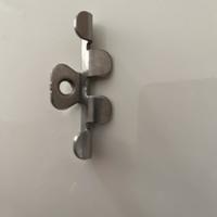 Staffa inox scomparsa fissaggio doghe/listelli