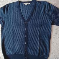 Cardigan in lana e cotone Luca D'Altieri taglia 52