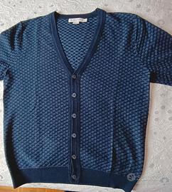 Cardigan in lana e cotone Luca D'Altieri taglia 52