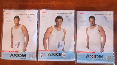 MAGLIETTA INTIMA UOMO BIANCO FILO DI SCOZIA