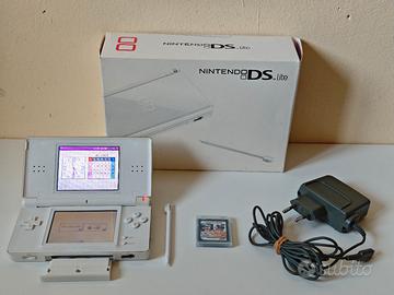 Nintendo DS Lite Bianco+468 Giochi Pokemon & Mario