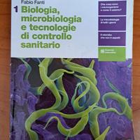 Libro scolastico di Microbiologia 1 e 2 zanichelli