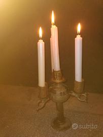 candelabro vecchio antico collezione