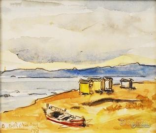 Quadro Domenico De Bernardi marina