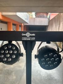 Impianto luci per piccoli eventi/dj/karaoke