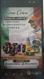 Orologio anche cuffie