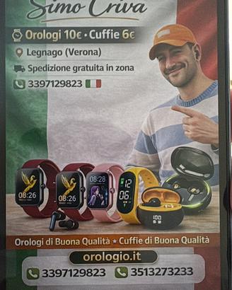Orologio anche cuffie