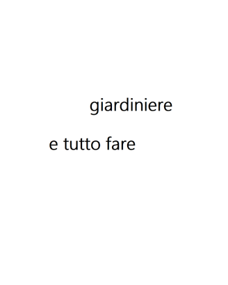 giardiniere e tutto fare padova e vicinanze