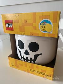 LEGO Minifigure Head Storage Small Skeleton Skull