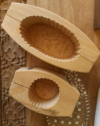 Tris Burro in Legno (Stampi 250&500gr + Paletta)