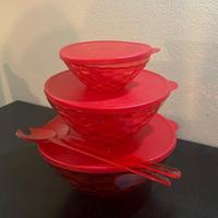 Set da 3 ciotole nuove Tapperware