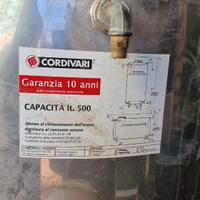 serbatoio in acciaio da 500 litri in acciaio compl