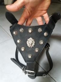 Pettorina 100%CUOIO made in Italy