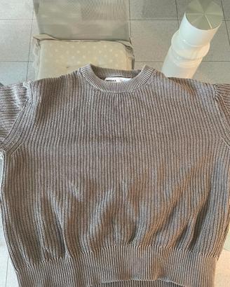 Felpa Bershka grigia