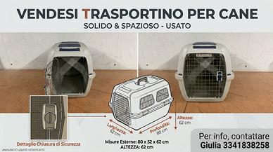 Trasportino cane auto