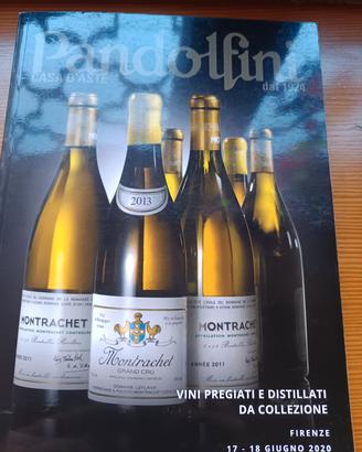 libro di aste di vini