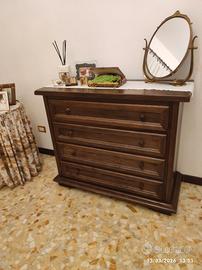 Comò/ cassettiera legno massello