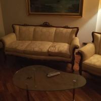 Salotto divano + 2 poltrone stile barocco Cremona