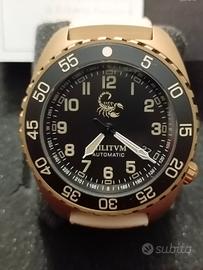orologio Militum diver automatico in bronzo