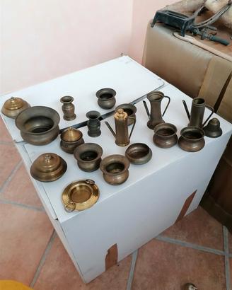 Miniature Vintage in Metallo Ottone