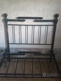LETTO MATRIMONIALE D'EPOCA