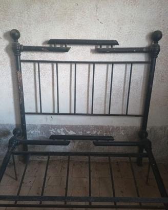 LETTO MATRIMONIALE D'EPOCA