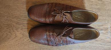 scarpe Lancaster in vero cuoio 