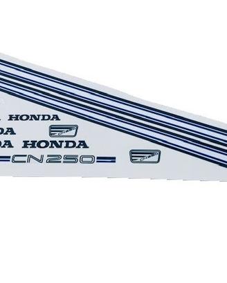 KIT ADESIVI HONDA CN 250 NERO E BLU INF AUFKLEBER 