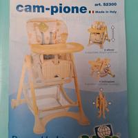 seggiolone pappa cam 