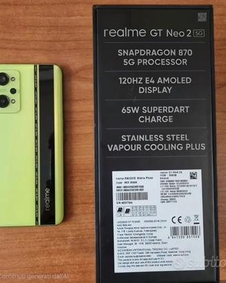 Realme GT Neo 2  5g Neo Green