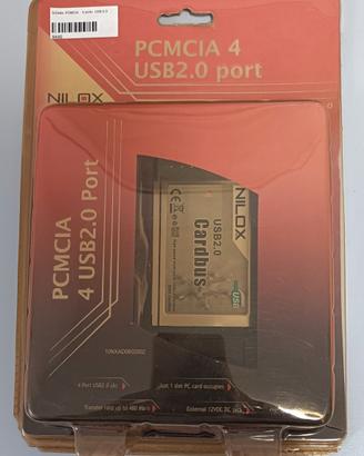  PCMCIA a USB 2.0 CardBus 4 porte 480M adattato